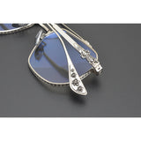CHH Chrome Hearts Glasses Versatile Pilot Vintage Myopia Glasses Frame