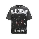 Valley american pure cotton t-shirt men's hip hop printing g street style