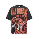 Valley t-shirt men's direct injection hip hop printing g pure cotton fashion style