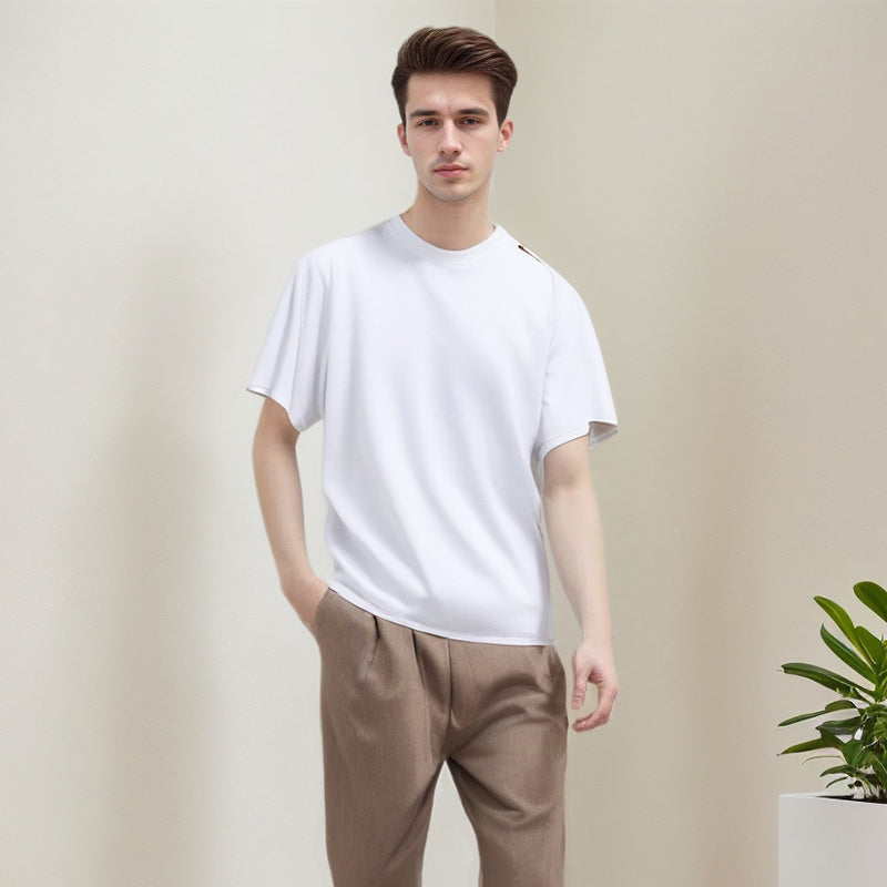 Men's T-shirt Short-Sleeved T-shirt Men's and Women's Loose