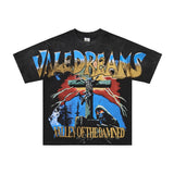Men's t-shirt with rhinestone print, 100% cotton print