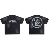 Hip-hop streetwear short sleeve tee - 100% cotton street print