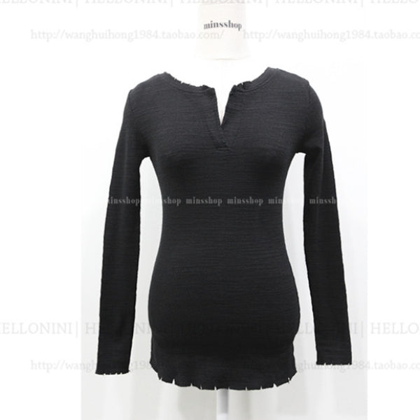 Women's Long Sleeve Shirt Autumn Long Sleeve T-shirt Bottoming Shirt