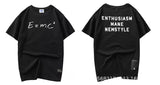 Madness I Miss U Tee Hong Kong Style Fashion Brand Short Sleeve T-shirt Men's Loose round Neck Half Sleeve T-shirt