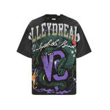 Men's t-shirt with rhinestone print, 100% cotton print
