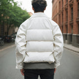 Men Jacket Bread Coat Men's Winter Casual Cotton-Padded Clothes
