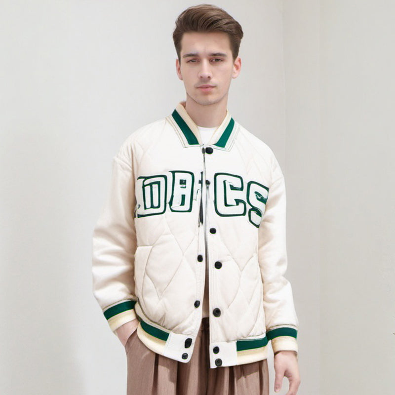 Men Jacket Letter Towel Baseball