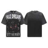 Valley american pure cotton t-shirt men's hip hop printing g street style