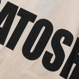 American satoshi retro print 100% cotton t-shirt