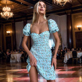 Homecoming Dresses Tight Halter Strap Short Sleeve Dress