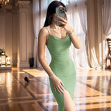 Homecoming Dresses Tight Fashion V-Neck Slim Fit Dress
