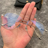 CHH Chrome Hearts Glasses Pure Titanium Ultra Light Toad Mirror Myopia Glasses Frame