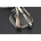 CHH Chrome Hearts Glasses Versatile pure titanium square frame sunglasses frame large face myopia glasses frame