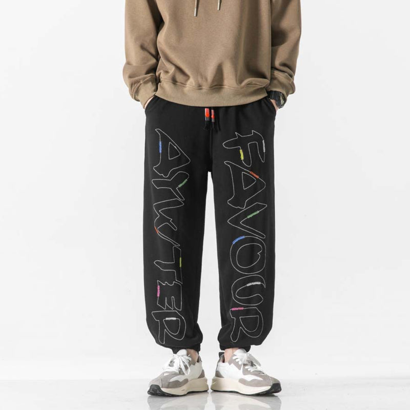 Unisex Pants Autumn Embossed Velvet Trousers