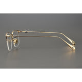 CHH Chrome Hearts Glasses Japanese Refined Versatile Business Square Pure Titanium Ultra Light Glasses Frame