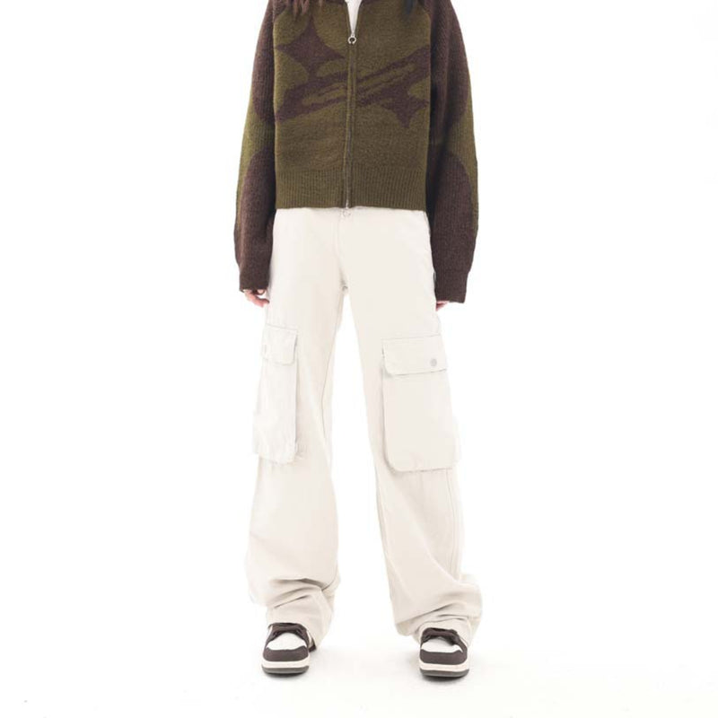 Unisex Pants Autumn Workwear Straight Casual Pants