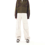 Unisex Pants Autumn Workwear Straight Casual Pants
