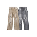 Unisex Jeans Men and Women Loose