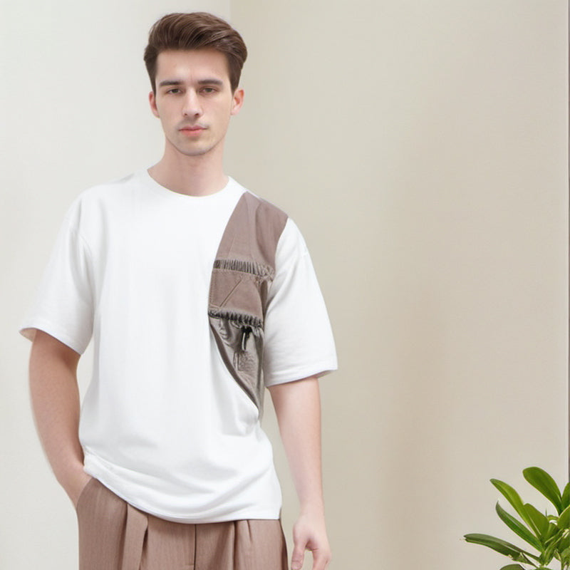 Men's T-shirt Short-Sleeved T-shirt Men's and Women's Loose