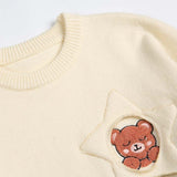 Unisex Sweatshirt Fall V-neck Cardigan Knitted Sweater