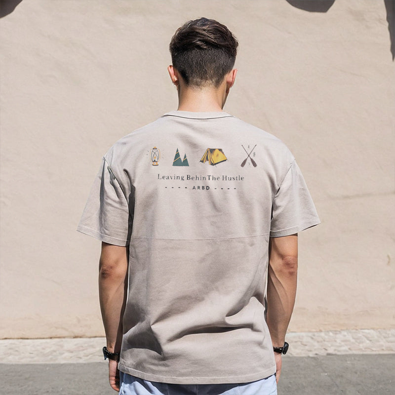 Men's T-shirt Short-Sleeved T-shirt Men's and Women's Loose