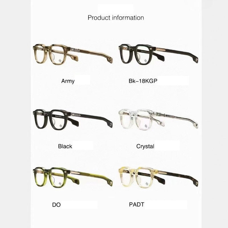 CHH Chrome Hearts Glasses Irregular Vintage Oval Fashion Glasses Frame