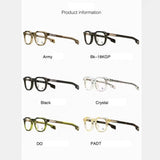 CHH Chrome Hearts Glasses Irregular Vintage Oval Fashion Glasses Frame