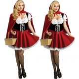 Little Red Riding Hood Christmas Clothes Halloween Witch Costume