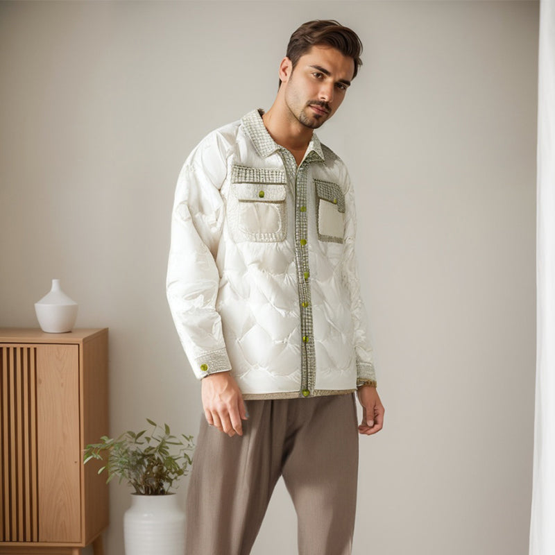 Men Jacket Winter Male and Female Trendy Brand Retro