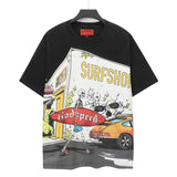 Godspeed men's short-sleeve t-shirt - washed print, hotfix rhinestone detail, streetwear style