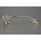 CHH Chrome Hearts Glasses Collection Versatile Vintage Round Engraved Pure Titanium Myopia Glasses Frame