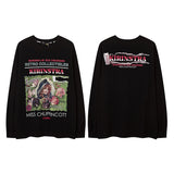 Men Long Sleeve Shirt Portrait Printing High Street Long Sleeve T-shirt Men and Women Loose