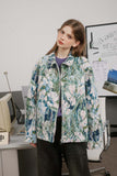 Unisex Jacket Autumn Floral Casual Jacket Women's Clothing