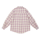 Men Long Sleeved T Shirt Long Sleeve Shirt Loose Five-Pointed Star Embroidered Lapel Casual Shirt