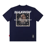 Men T Shirt Men's Short-Sleeved T-shirt American Style Hip Hop Loose