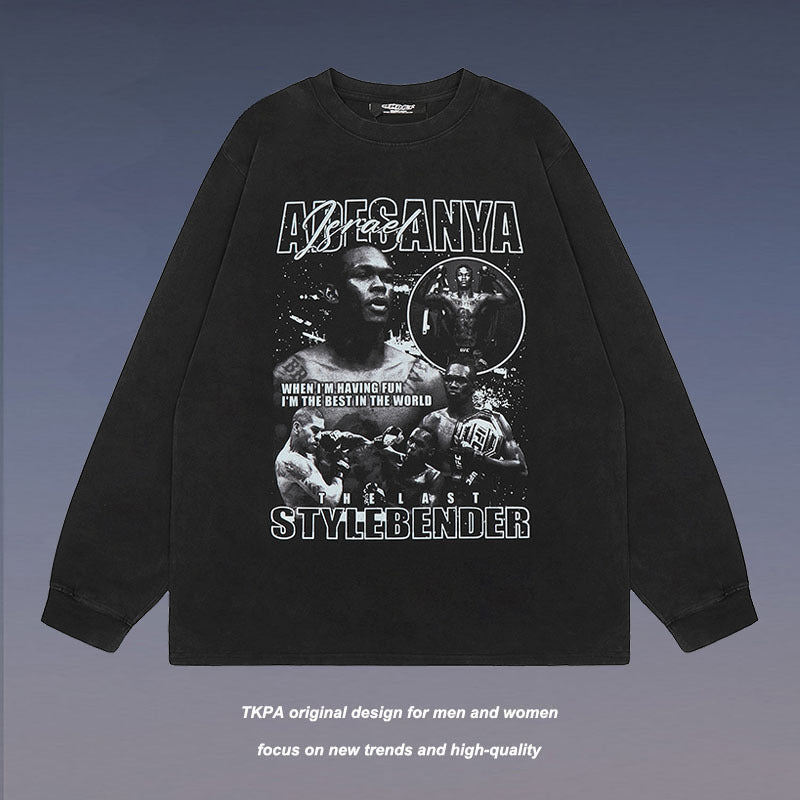 Men Long Sleeve Shirt Men and Women Old Vintage