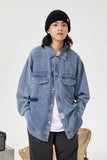 Unisex Jacket Autumn New Washed Denim Shirt Women's Clothing