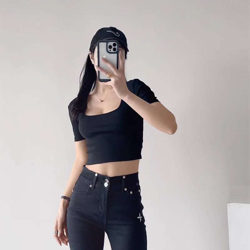 Women T-Shirt Short-Sleeved T-shirt Women's Summer Top