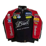 F1 Racing Suit Racing Suit Preppy Style Retro Style Autumn and Winter Wear Coat Cotton Clothing Embroidery