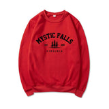 2024Mystic Falls Virginia Sweatshirt Plus Size O-neck T-shirt