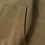 Men Fleece Lined Hoodie Fall/Winter Hoodie Men's Gradient Letter Embroidery Zipper Jacket