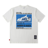 Men T Shirt Couple Short Sleeve Hip Hop Spring and Summer Loose