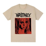 Britney Spears Metal Rock Graphic T-shirt Men Women Fashion