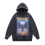 Unisex Vintage Hoodie Men's and Women's Hoodies