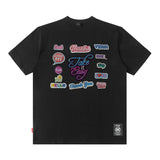 Men T Shirt American Street Short-Sleeved T-shirt Men's Loose