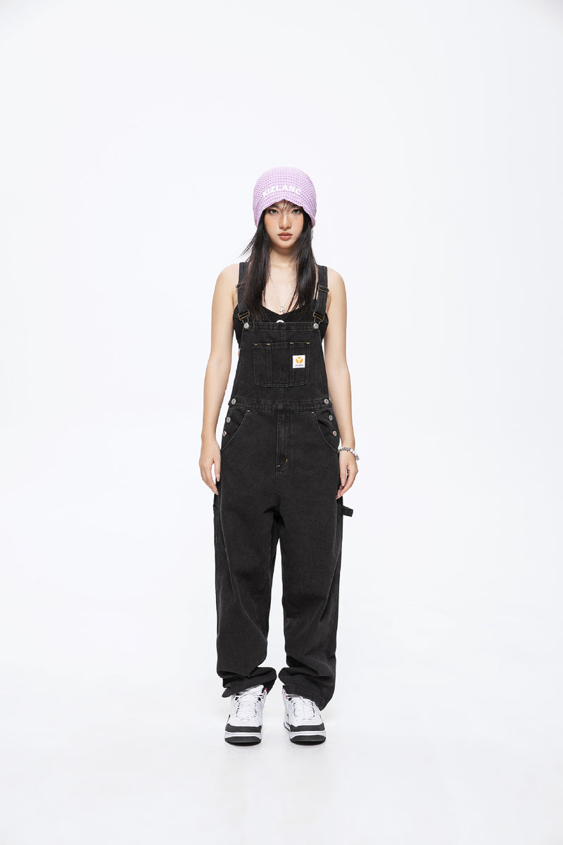 Unisex Pants Autumn Retro Denim Back