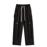Men Sweatpants Tactical Pants Men's Summer Retro Loose Wide Leg Leisure