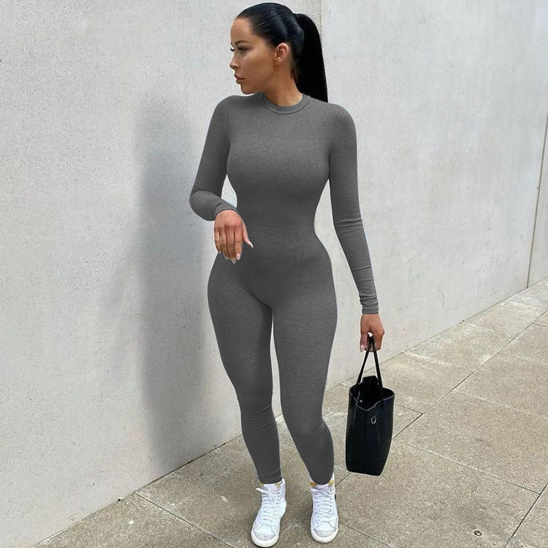 Women Jumpsuit Women's Spring Slim-Fitting Yoga Sports Jumpsuit