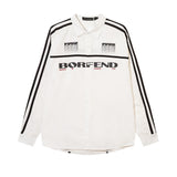 Men's Long Sleeve T Shirt Color Matching Long Sleeve Shirt Men's Letter Printing Personality Shirt Outer Wear