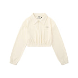 Women Hoodie Long-Sleeved Sweater Women's Autumn Short Top